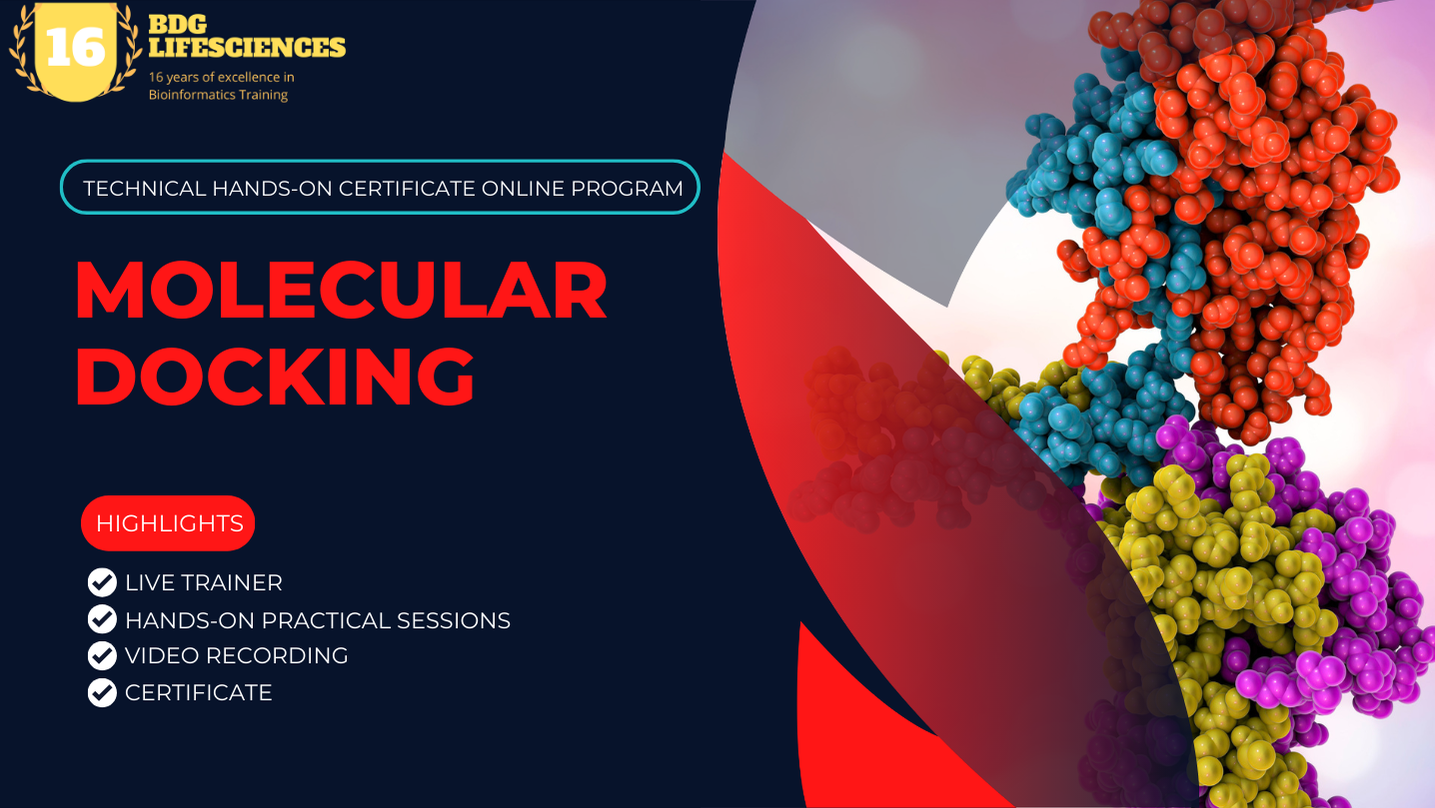 Molecular Docking Certificate Online Workshop of 10 Days