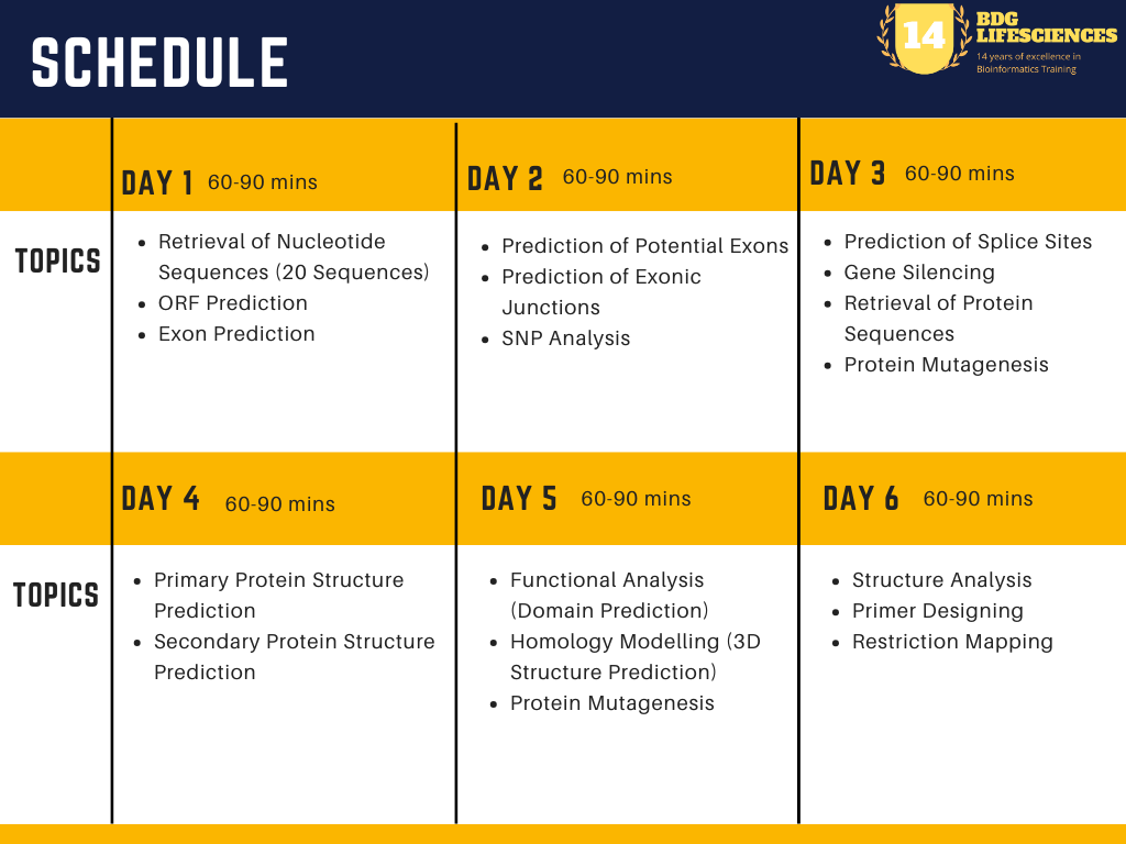 Molecular Bioinformatics & Insilico Genetic Engineering Certificate Workshop