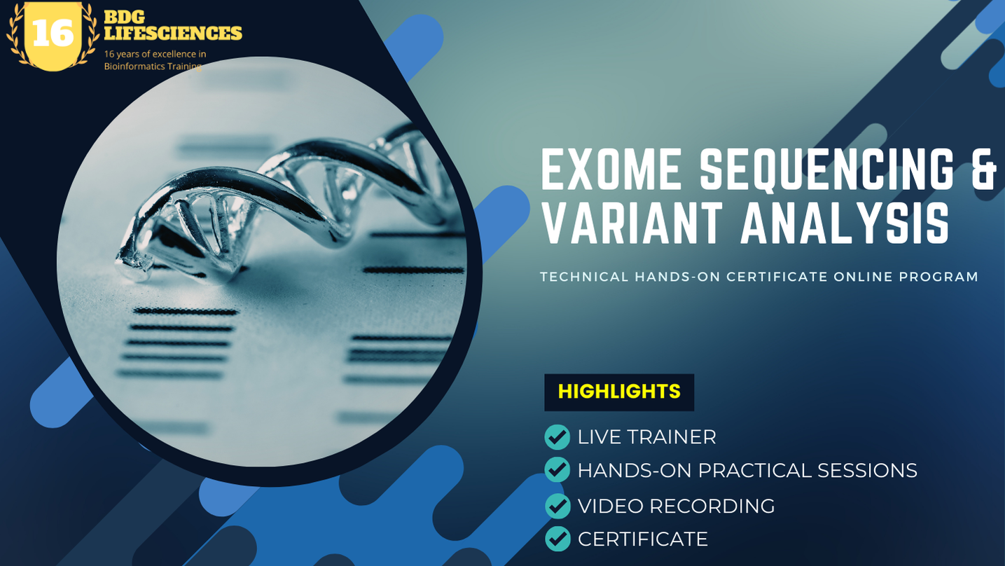 Whole Exome Sequencing & Variant Analysis Certificate Workshop Online